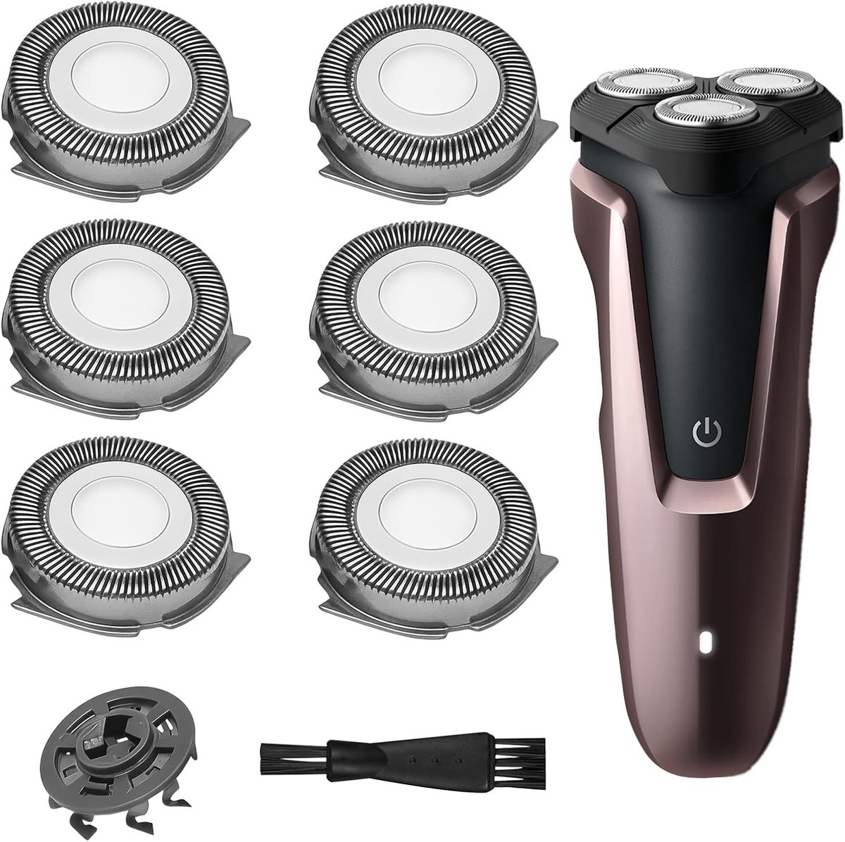 6-delige vervangingsset voor scheerkoppen, compatibel met 5000 series elektrische scheerapparaten, inclusief RQ11 voor S5570 S5380 S7510 XZ5800