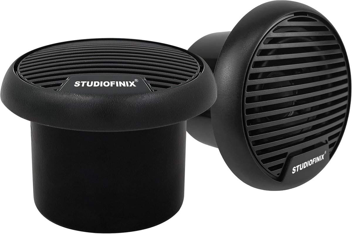 SnelShoppen - 3 Inch Waterdichte Coaxiaal Bootsprekers - Weerbestendig Marine Stereo Outdoor Luidsprekersysteem voor Auto, Bestelwagen, Tractor, Carav