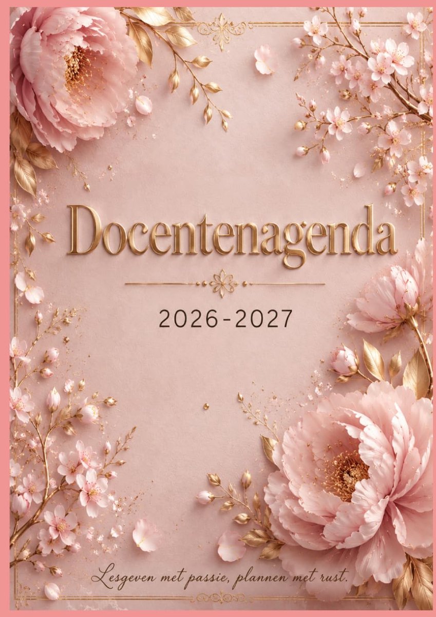 SnelShoppen - Docentenagenda 2026-2027 A4 in Kleur - Efficiënte Wekelijkse Planning voor Leraren met Lesrooster, Cijferboek en Aanwezigheidslijst van