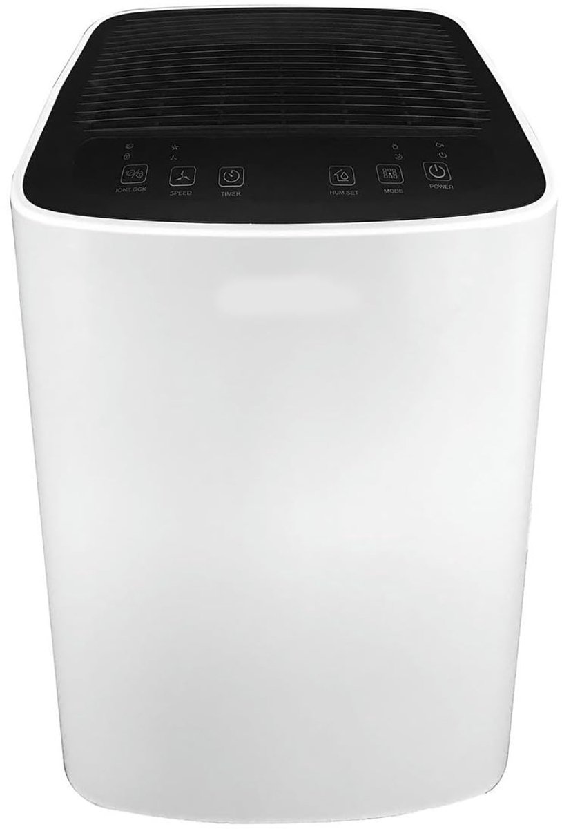 SnelShoppen - Luchtontvochtiger 200 W - 12 Liter per Dag - Ideaal voor Droge en Comfortabele Omgevingen - Voorkomt Schimmel en Slechte Geurtjes - Perf