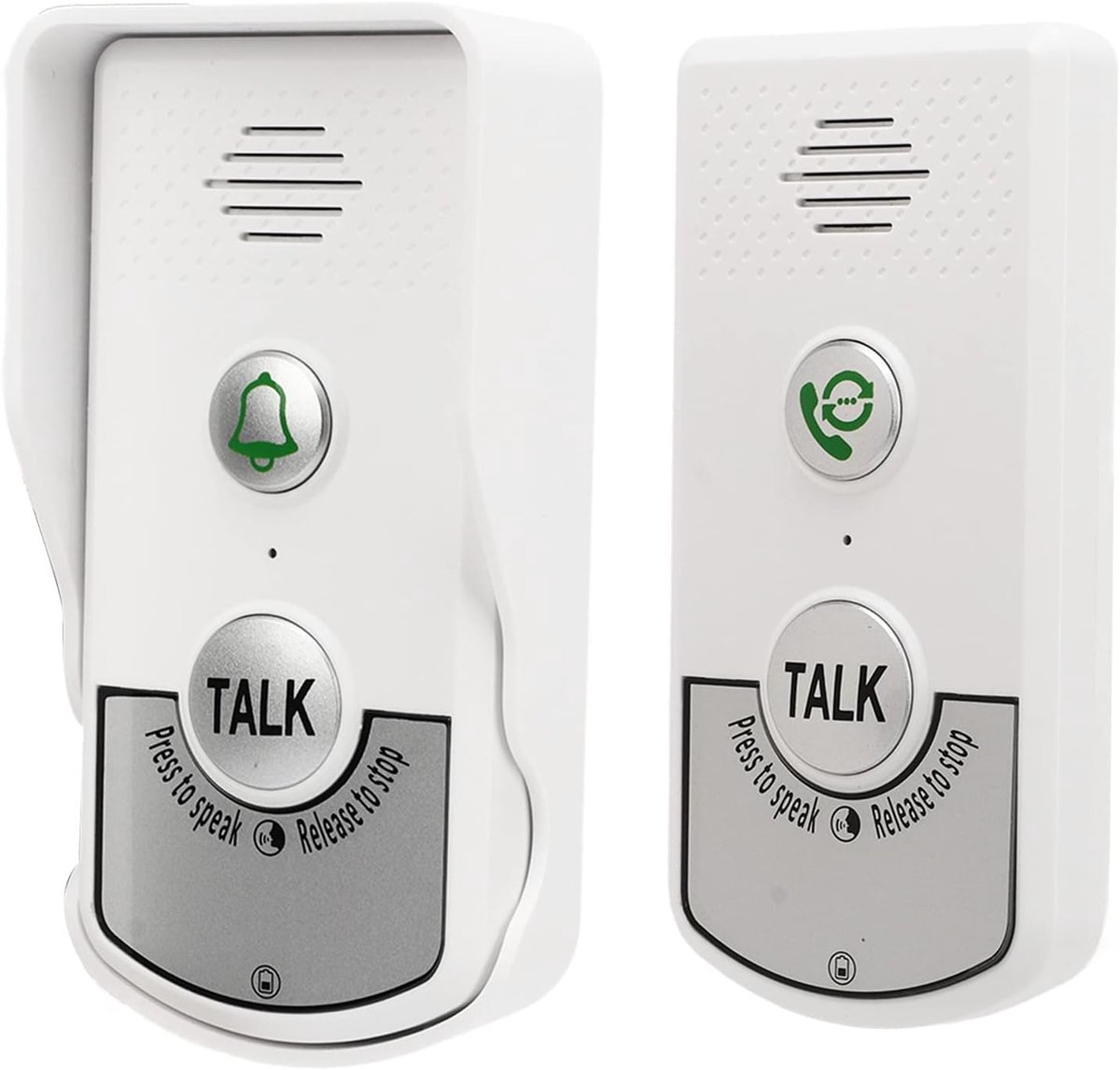 SnelShoppen - Draadloze Intercom Deurbellen, 3280ft Bereik Waterdichte Elektronische Deurbeldong, 2000mAh Slimme Draadloze Intercom Deurbeldong voor T