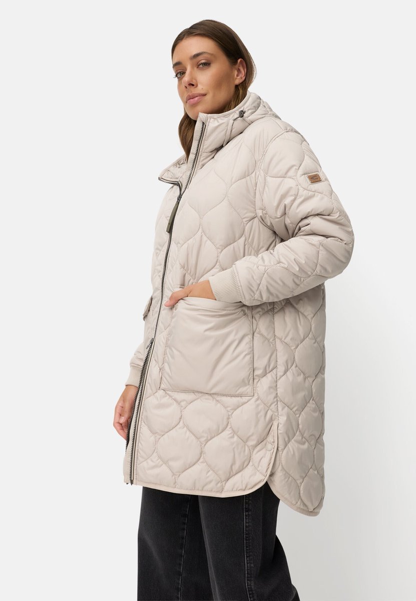 camel active Winddichte mantel met oversized pasvorm - Maat womenswear-52 - Grijs