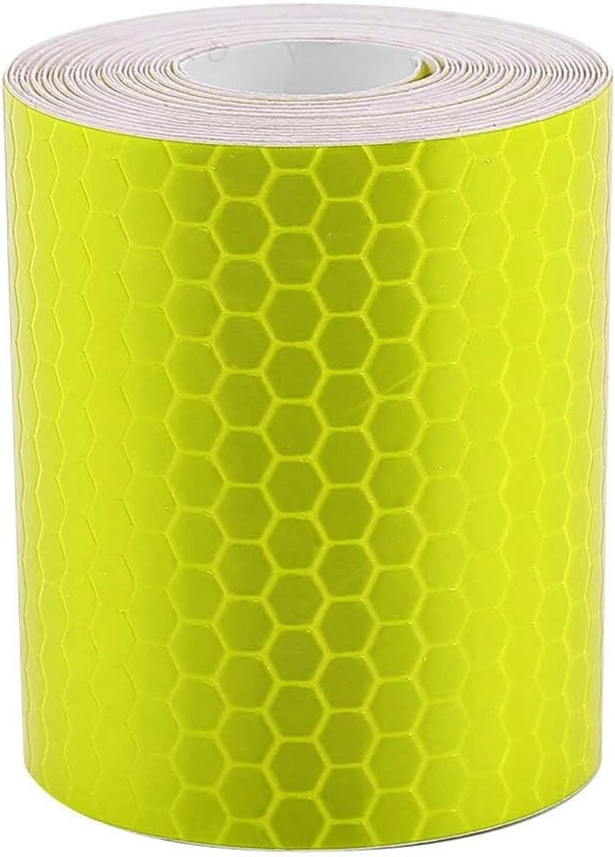Reflecterende Tape 5cm x 3M Waterdichte Zelfklevende Tape voor Veiligheid en Waarschuwing voor Voertuigen en Fietsen