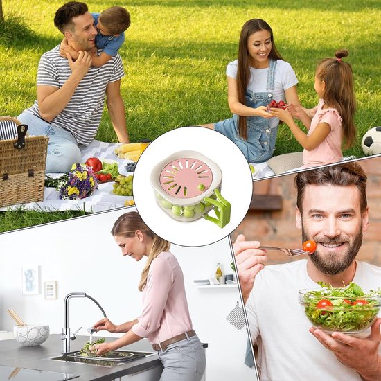 Draagbare groente- en fruitwasser - Draadloze voedselreiniger met 2000mAh-accu - IPX7-waterdichte reiniger voor fruit, groenten, vlees, zeevruchten en serviesgoed voor thuisgebruik — afbeelding 2
