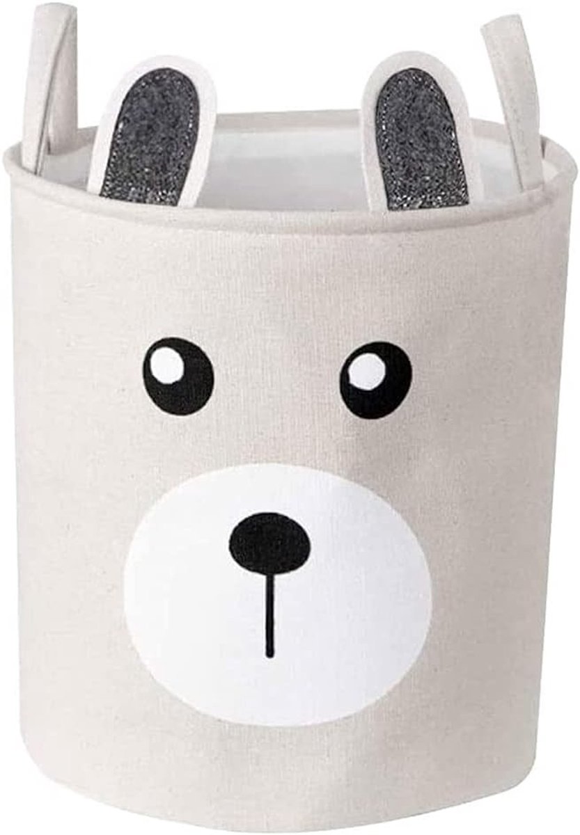 Ruime Waterdichte Opbergmand voor Wasgoed, Vouwbare Ronde Mand met Handvatten, Ideaal voor Kinderen en Baby's, Perfect voor de Kinderkamer en Badkamer