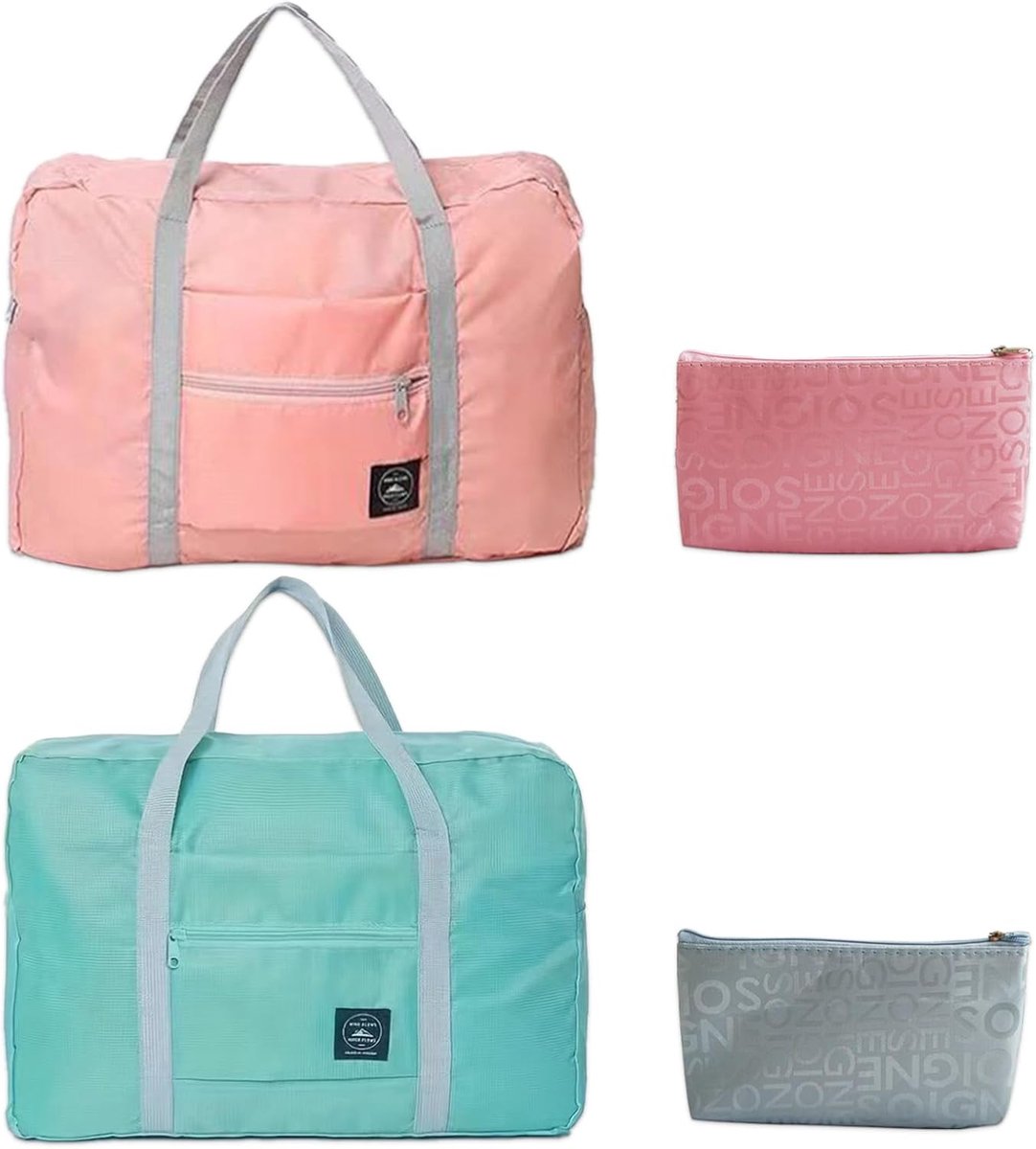 Reisbagage kleine sporttas - opvouwbaar - hand- en schoudertas - ideaal voor weekendtrip - SnelShoppen