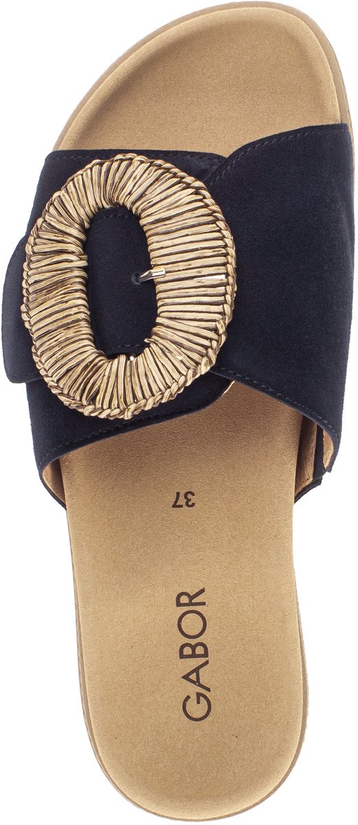 Gabor dames slipper - Donkerblauw - Maat 37