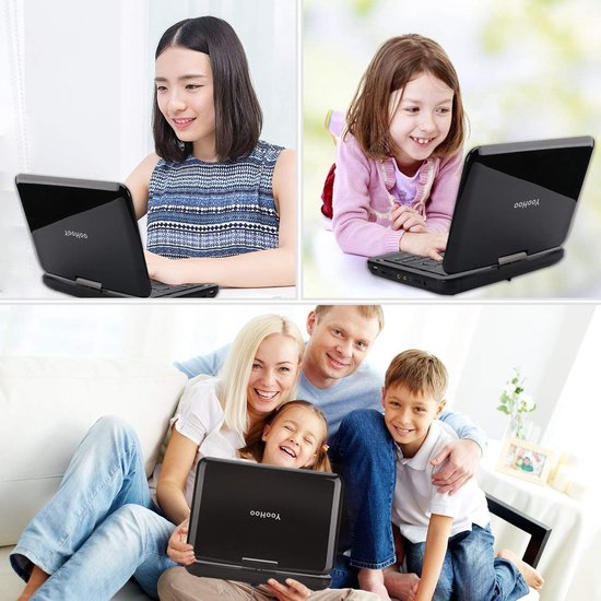 Draagbare DVD speler - Portable DVD speler - Met USB en Accu - Voor in Auto - Mediaspeler — afbeelding 2