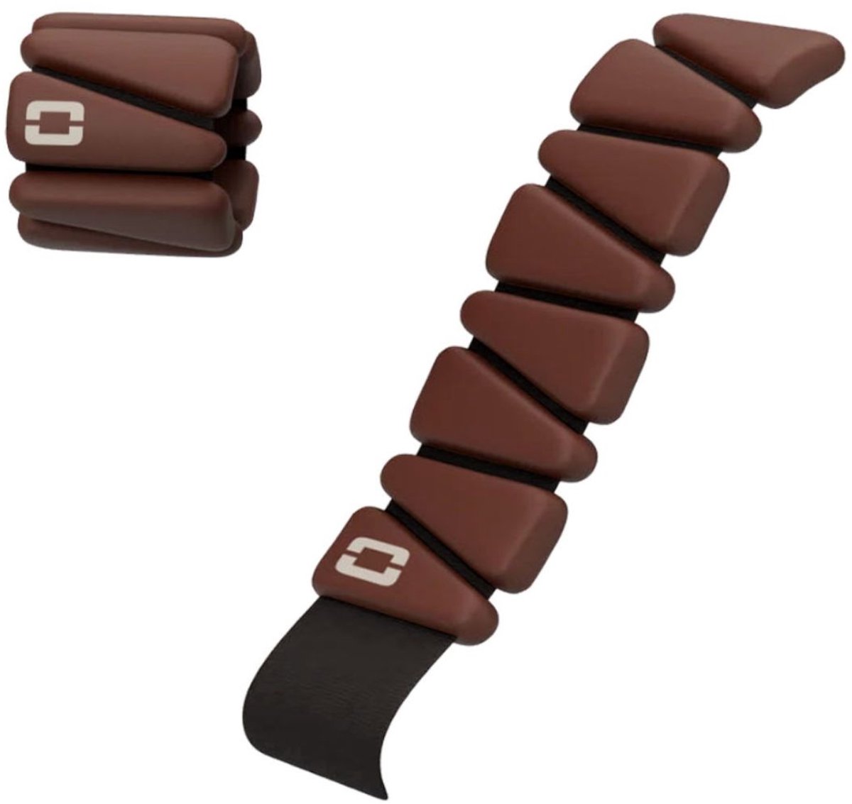 Liveness Pols- en enkelgewichten 2 × 900 g Chocolade
