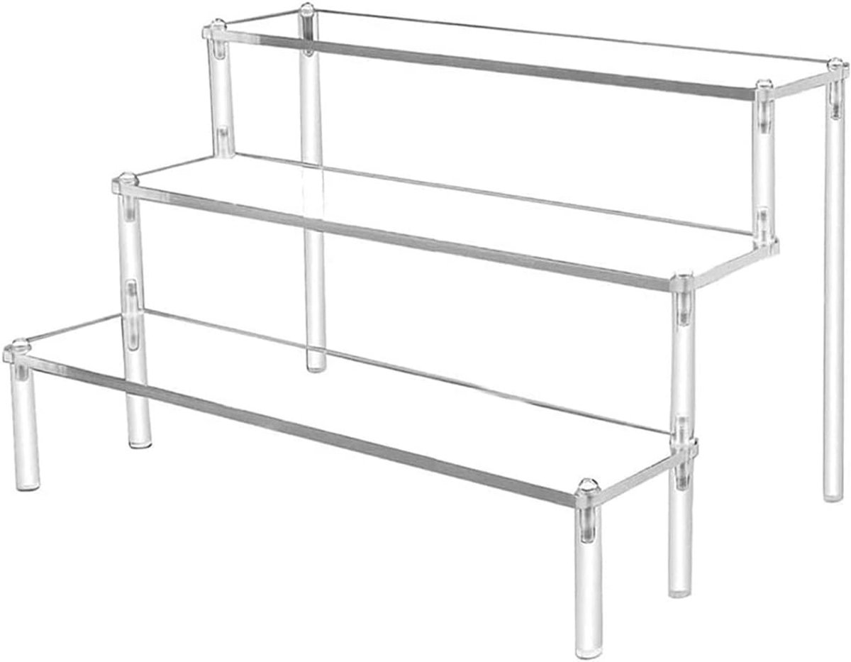 Acryl Display Stand voor Parfums en Desserts, Transparant en Duurzaam, Ideaal voor Nagellak en Cupcakes (30 x 8)