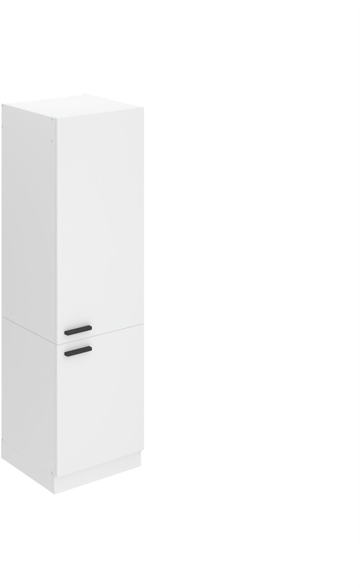 BELINI Inbouwkast Koelkast SSL 60x204 cm met 2 Deuren - Wit Mat