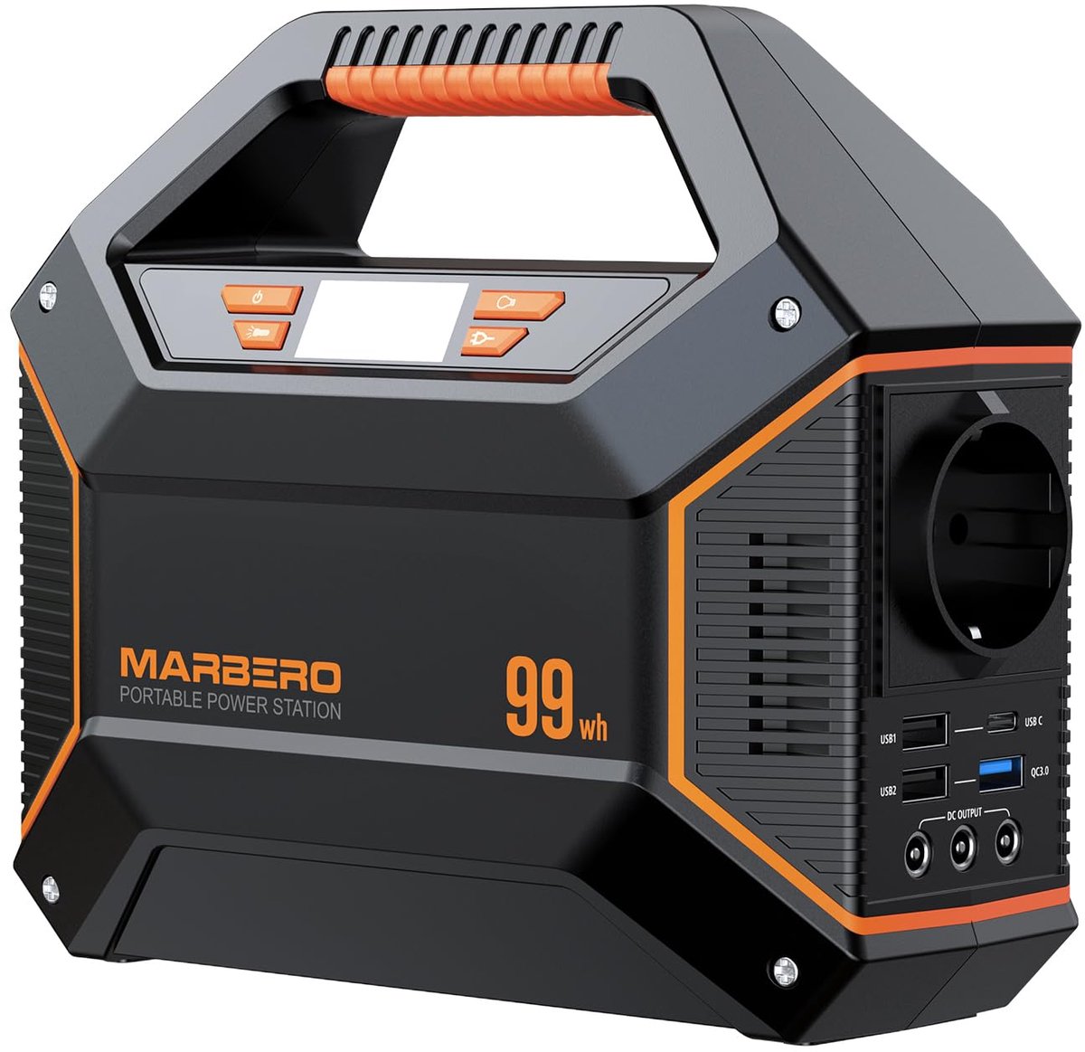 Thijox - Draagbare Powerstation 99Wh / 27000mAh met 230V Stopcontact, USB & DC poorten – Perfect voor Kamperen en Noodgevallen