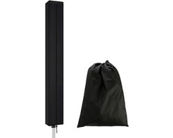 Droogmolenhoes - Beschermhoes voor Roterende Wasdrogers - Waterdicht met Ritssluiting - Beschermhoes voor Roterende Wasdrogers - 165 * 16 * 16cm - zwart