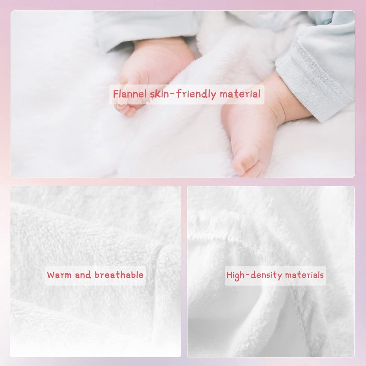 Unicorn Blanket Cuddly Blanket Pink Flannel Soft Fleece Blanket for Girls Flannel Fleece Blanket Kids Cuddly Blanket - ShopVlot