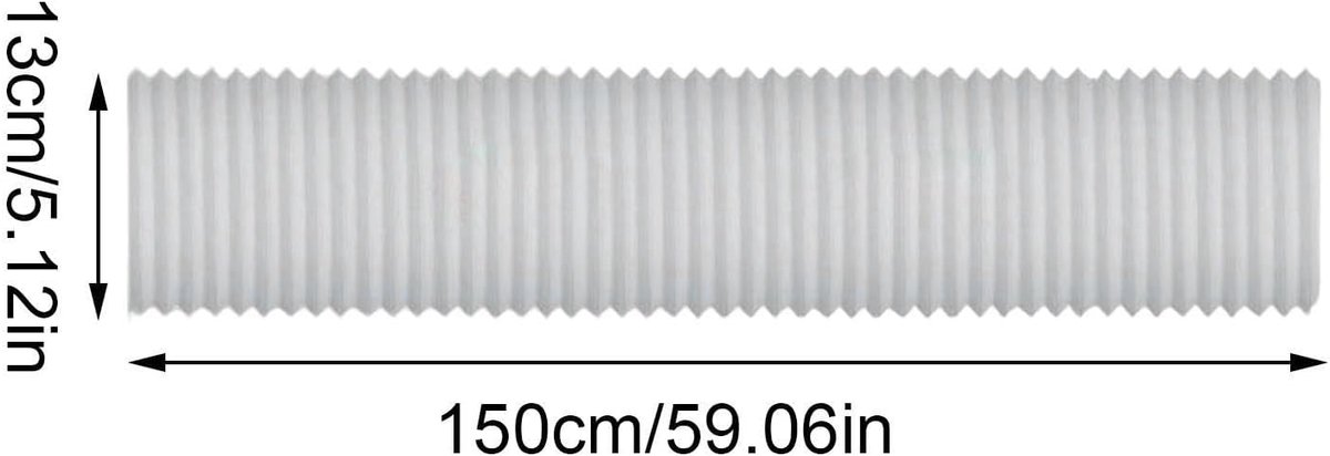 Afvoerslang en aansluitset - Koppelstuk Mobiele Airco Afvoerslang - Ø13-15cm Afvoerslang airco slang - 150 cm - Conditioner Uitlaatslang Connector - Voor ramen, airconditioning, uitlaatslangkoppeling voor afvoerbuis, pvc-airconditioning – foto 8