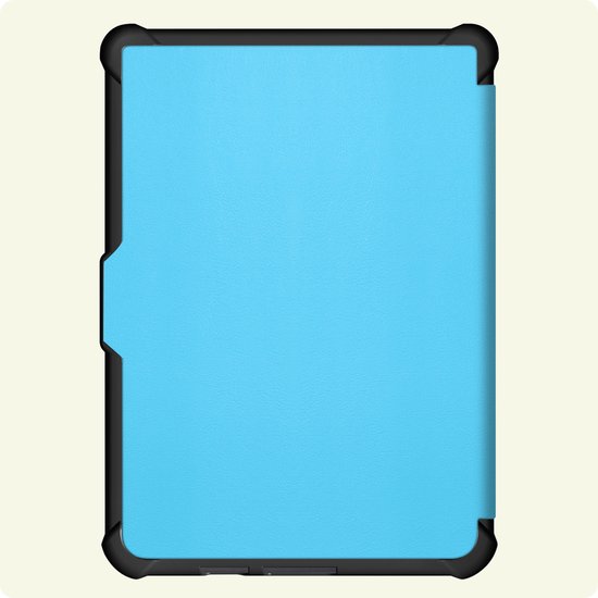 Hoes Geschikt voor Kobo Clara HD - E-reader Bescherm Hoesje Case Sleep Cover Trifold - Hoes Geschikt voor Kobo Clara HD Hoesje - Lichtblauw — afbeelding 5