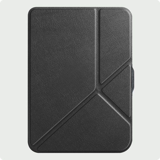 Hoes Geschikt voor Kobo Clara HD Hoesje Bookcase Cover Hoes Trifold - Hoesje Geschikt voor Kobo Clara HD Hoes Cover Case - Zwart — afbeelding 4