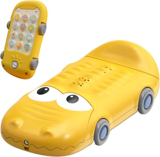 Verhaal Projector Speelgoed - Muzikaal Educatief - Interactief Verhalen Vertellen - Draagbaar Compact Ontwerp - 15 cm - Geel — afbeelding 5