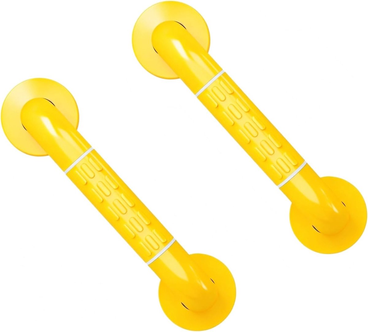Douchehandgreep - Badkamer handgreep - Extra veiligheid - Antislip geribbeld - 38 cm - Geel