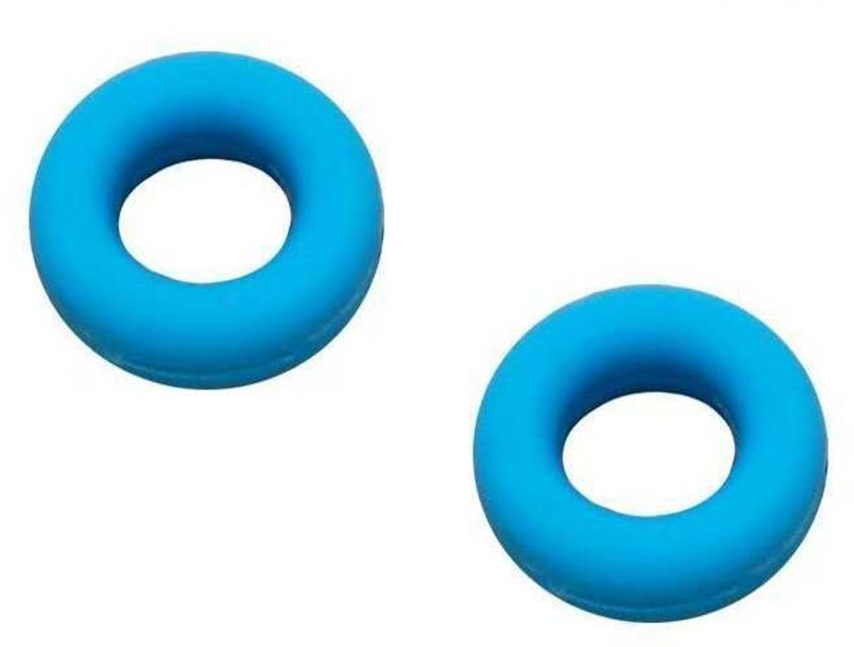 bril Siliconen Anti-Slip Oorhaakjes - 3 Paar rond bril oorhaken -6 stuks- Kleur: lichtblauw