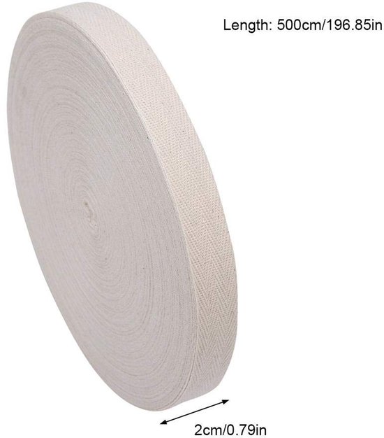 Dailygoods- Boomtape Katoen 2 cm - Bindende Riem - Tuingereedschap - Bonsai - Gloednieuw - Lichtgewicht - Bindband van Dailygoods — afbeelding 4