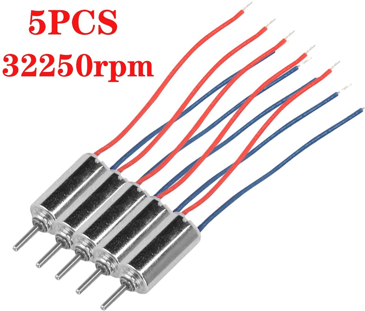 Dailygoods - Micro Motor zonder Kern - DC 4.5 V Motoren - Klein formaat - Voor Modelbouw en Speelgoed - Geschikt voor Elektronische Toepas...