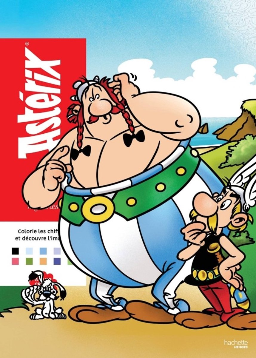 Atelier Créatif Autres licences Coloriages Mystères COLORIAGES MYSTERES - ASTERIX - hachette - kleuren op nummer kleurboek
