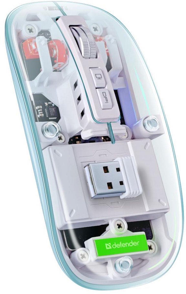 Defender IXES MM-999 - Draadloze Muis - Oculair - 2400dpi - Stil