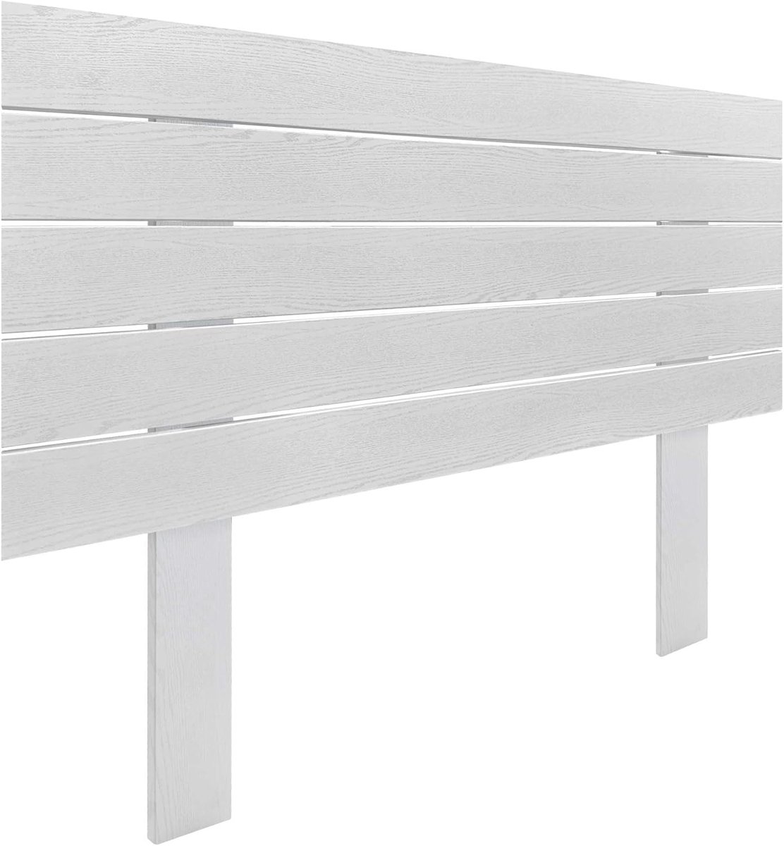 Hoofdbord met Poten - Bed hoofdeinde - Slaapkamer Decoratie - Gerecycled Hout MDF - 80cm Breed - Wit Hout