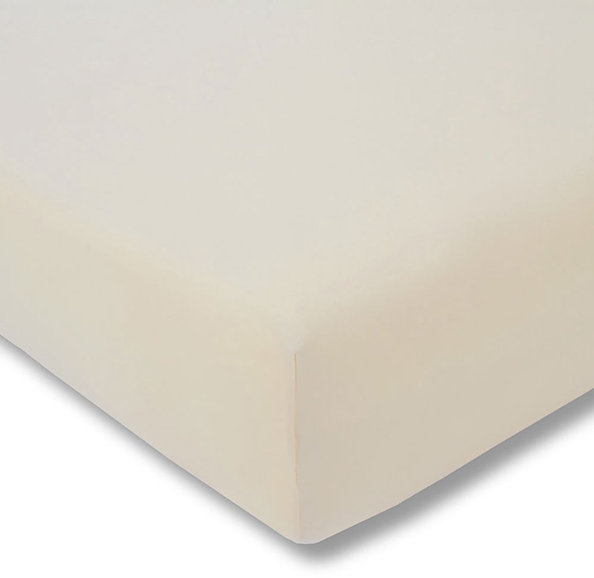 Estella 205 Jersey-Stretch - Hoeslaken - 100 x 200 cm - Beige