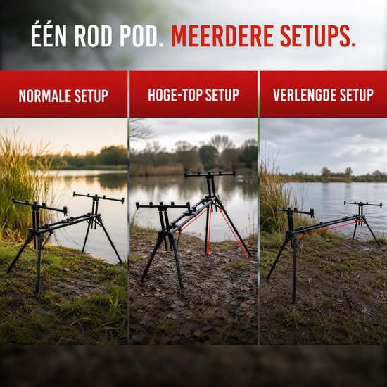 Ultimate Sky Chaser Rod Pod - Rodpod van Merkloos — afbeelding 3
