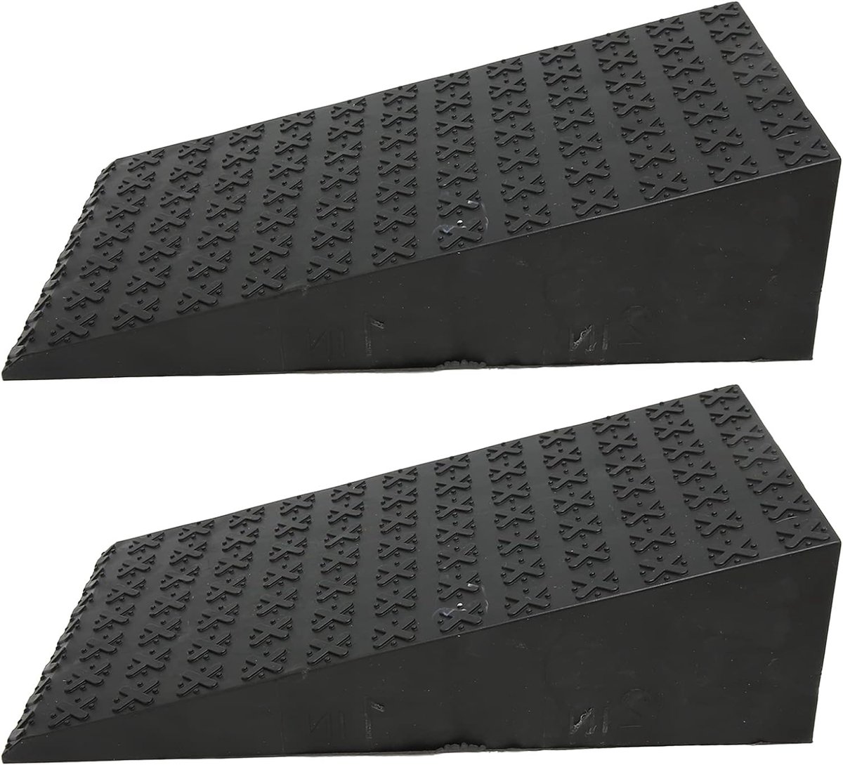 Startblokpedalen Set - Atletiekblokken - Sprint Training - Antislip Design - Set van 2 - Zwart