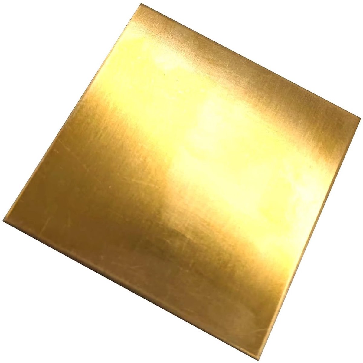 Messing Plaat - Metalen Plaat - Graveren en Decoratie - H62 Kwaliteit - 5 mm dik - One Color
