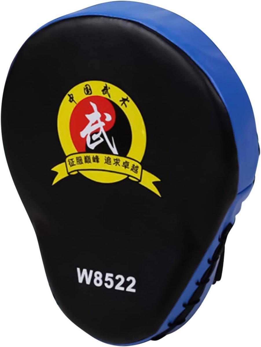 Boks Handschoenen - Sparring Mitts Stootkussens - Vechtsport Training - Lichtgewicht Ontwerp - 25 cm - Blauw