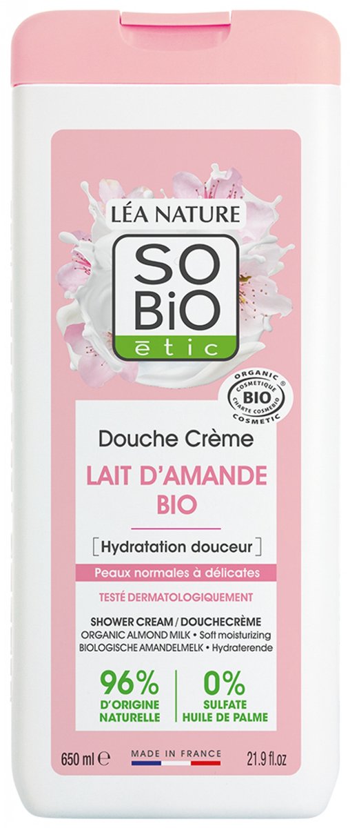 Léa Nature SO BIO étic Biologische Amandelmelk Douchecrème 650 ml