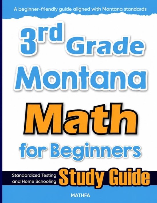3rd Grade Montana Math for Beginners - cover