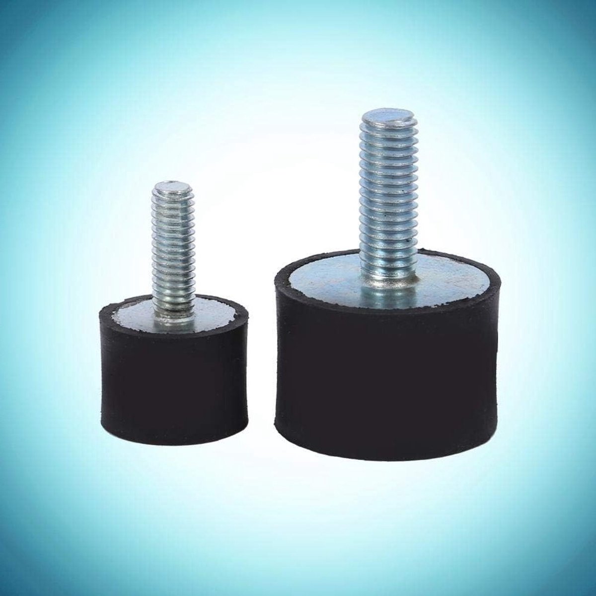 4x M8 M6 Rubber Vibrationdempers, Anti-vibratie Isolatoren voor Schokabsorptie en Geluiddemping
