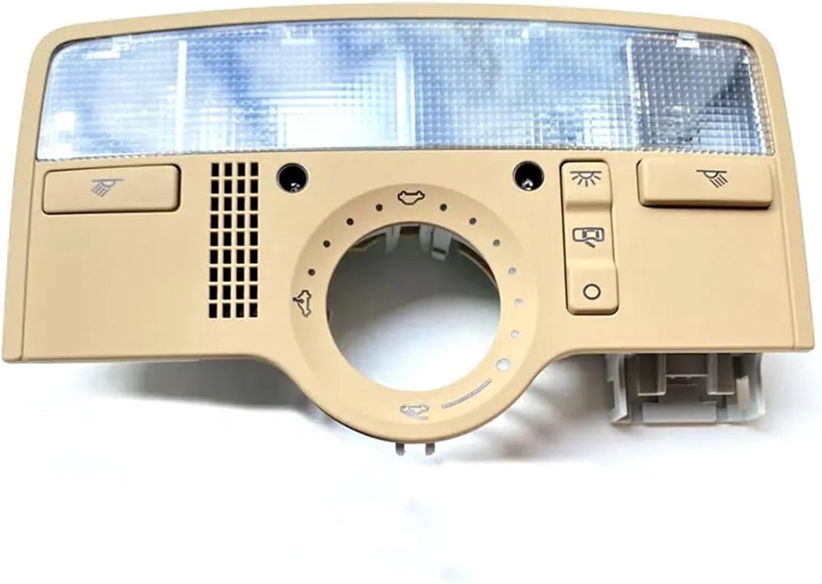 Auto Leeslamp - Plafondlamp Switch - Ontspannen Sfeer Creëren - Instelbare Helderheid - 2.54 cm - Donker Beige