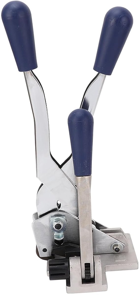 Omsnoeringsapparaat Staal - Bindapparaat Spanner - Pakketten Zekeren - 3-in-1 Functionaliteit - 1/2 tot 5/8 inch - Zilver