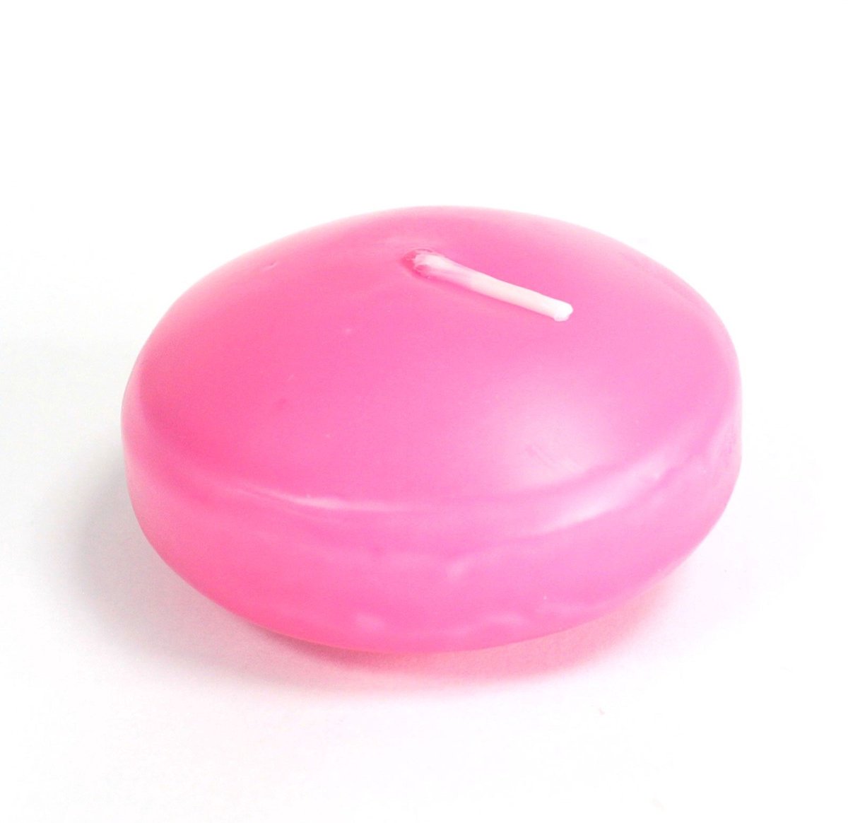 6x Drijf Kaarsen - Groot - Roze