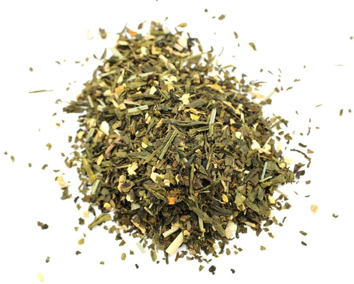Eco Klassieke Groene Thee met Citroen en Gember - 1Kg