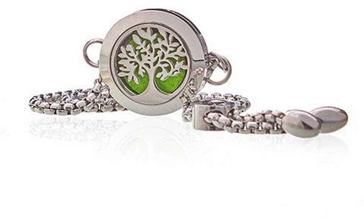 Aromatherapy Jewellery Chain Bracelet - Tree of Life - 20mm