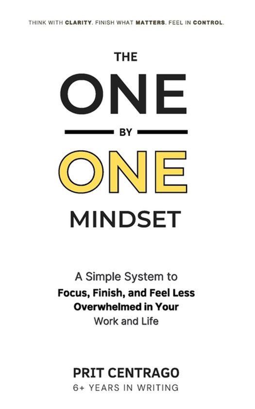 The One by One Mindset - cover