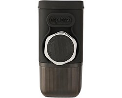 Draagbaar Koffiezetapparaat - Reis Koffiemachine - Koffie Zetten Onderweg - Hogedruk Extractie - 7D x 11B x 7H cm - Zwart