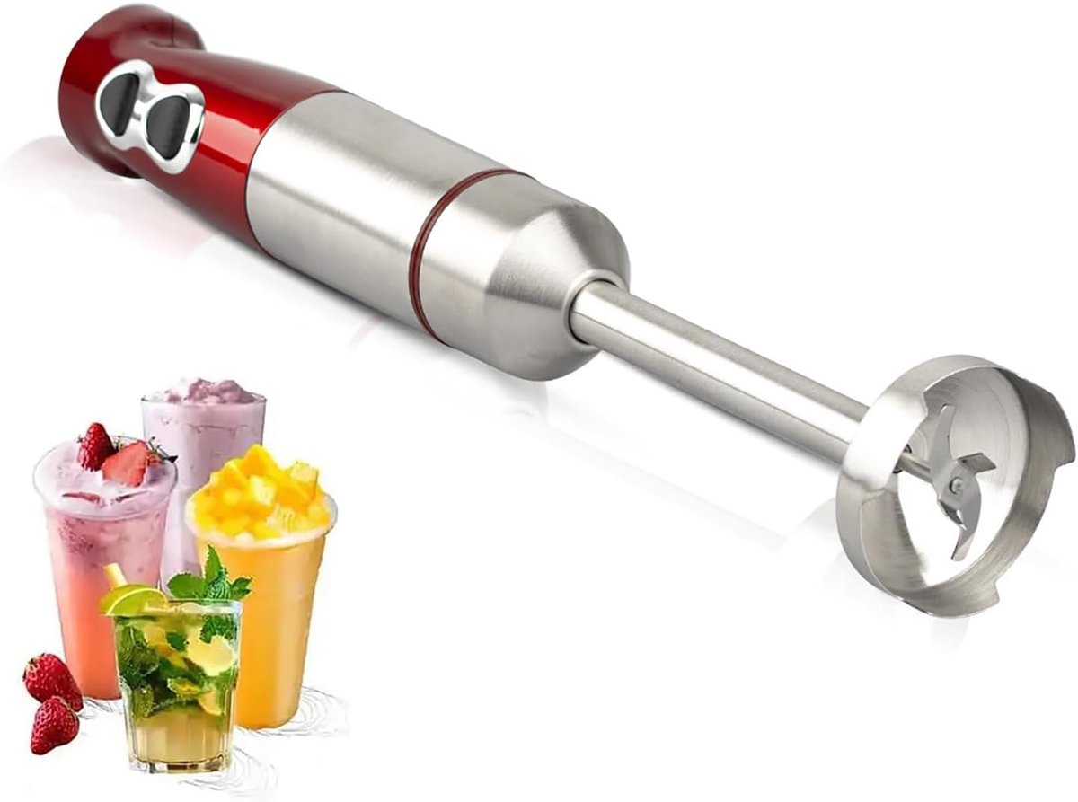 Elektrische staafmixer - Keukenmixer - Maaltijden Bereiden - Twee snelheden - 350 watt - Zwart