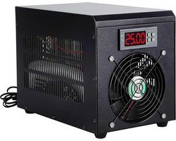 Aquarium Waterregelaar - Koeler Verwarmer - Water Temperatuur - Constante Temperatuur - Tot 60 Liter - Zwart