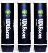 Wilson Roland Garros All Court Tennisballen - 3 Kokers x 4 Ballen - 12 Ballen Totaal