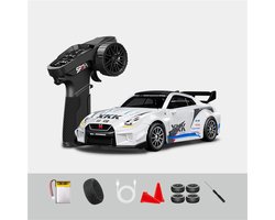 Hstar D43-02 RC Drift Auto 1:43 4WD met Gyroscoop – Mini RC Auto RTR met Proportionele Besturing, LED Verlichting, 2.4GHz Afstandsbediening, Indoor Drift Wagen