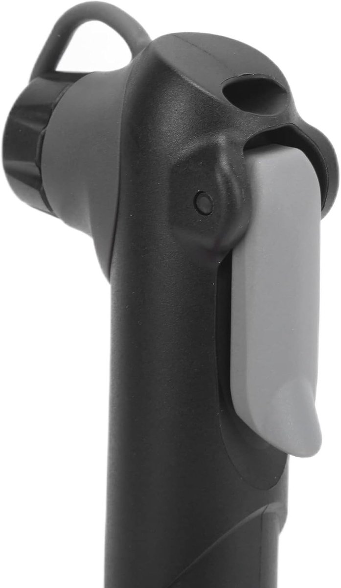 Fietspomp met manometer - Mini pomp - Banden oppompen - Dubbele ventiel compatibel - 120 PSI - Zwart — afbeelding 5