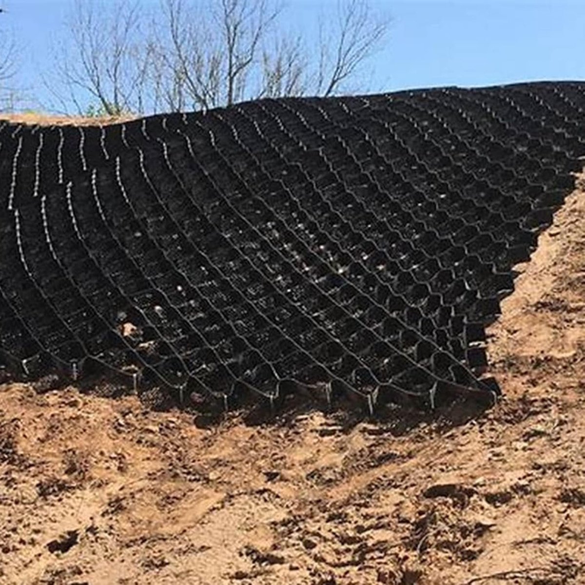Oprit Grind Grid - Grond Stabilisatie - Ondersteunen Paden - Zwaar Belastbaar - 5 cm Hoog - Zwart